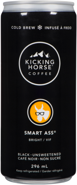 Kicking Horse Coffee Smart Ass Bright Black Coffee 296 ml