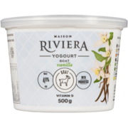 Maison Riviera Yogourt Goat Vanilla 4.9% Milk Fat 500 g