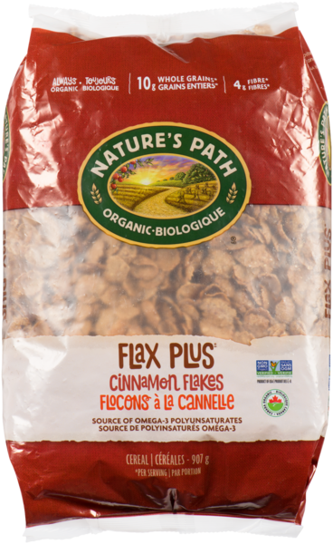Nature's Path Flax Plus Flocons à la Cannelle Ecopac Bio