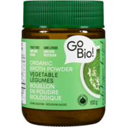 GoBio! Organic Broth Powder Vegetable 100 g