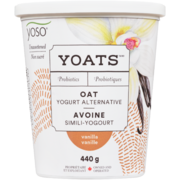Yoso Yoats Yogurt Alternative Oat Vanilla 440 g