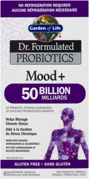 Dr. Formulated - Probiotiques Mood+ capsV - Longue conservation