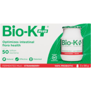 Bio-K Plus Lait Fermenté Fraise 3 x 98 g