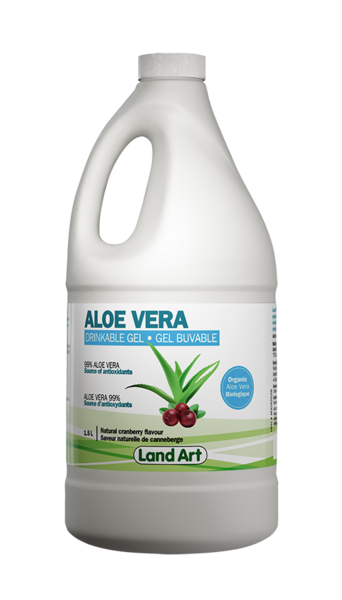 Land Art Aloe Vera Gel  Saveur Canneberge