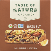 Taste of Nature Organic 5 Snack Bars x 32 g (160 g)