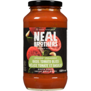 Neal Brothers Sauce pour Pâtes Délice Tomate et Basilic Biologique 680 ml