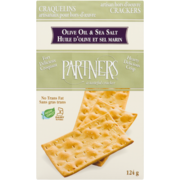 Partners Artisan Hors d'Oeuvre Crackers Olive Oil & Sea Salt 124 g