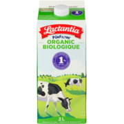 Lactantia PūrFiltre Partly Skimmed Milk Organic 1% M.F. 2 L