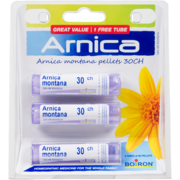 Boiron Arnica Montana Pellets 30CH Médicament Homéopathique 3 Tubes x 80 Pellets