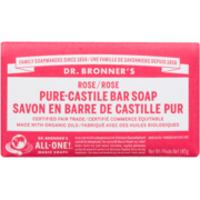 Dr. Bronner's Pure-Castile Bar Soap Rose 140 g