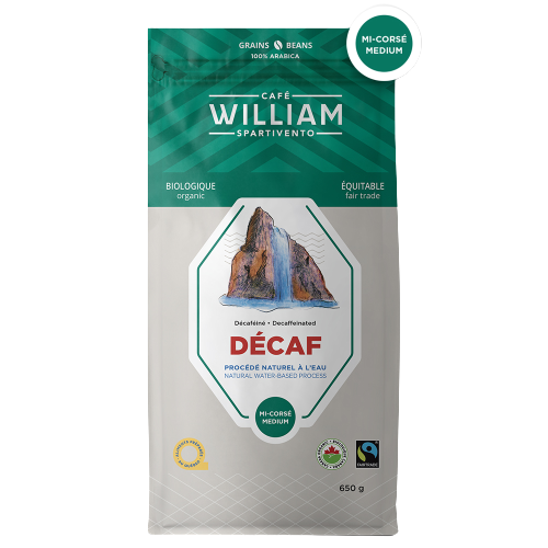 Café William Café Décaf mi-corsé biologique