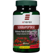 Enerex Serrapeptase 120,000 SU 60 DRcaps