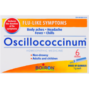 Boiron Oscillococcinum Médicament Homéopatique 6 Doses de Globules 1 g Chaque