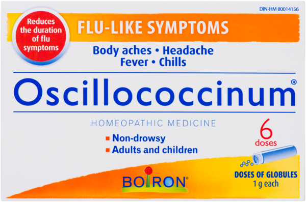 Boiron Oscillococcinum Médicament Homéopatique 6 Doses de Globules 1 g Chaque