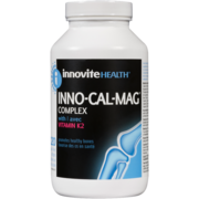 Innovite Health Inno-Cal-Mag Complex with Vitamin K2 120 Liquid-Filled Softgels