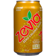 Zevia Zero Calorie Soda Cream Soda 355 ml