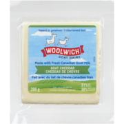 Woolwich Goat Dairy Fromage Cheddar de Chèvre 31 % M.G. 200 g