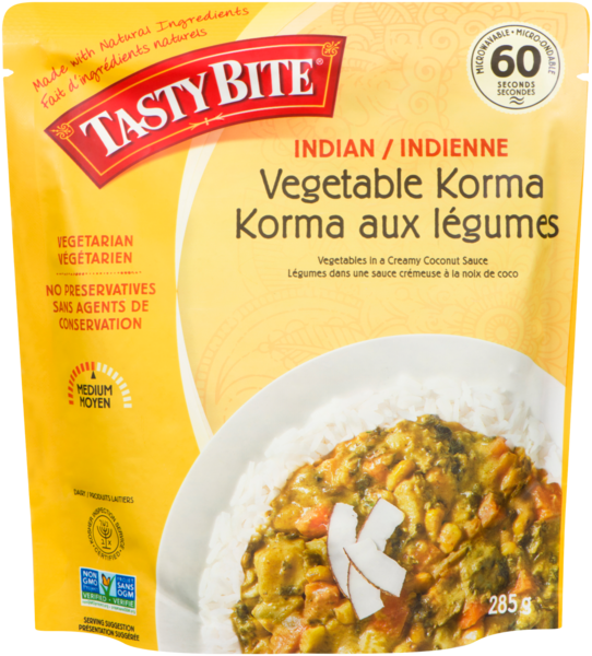 Tasty Bite Korma aux Légumes Indienne Moyen 285 g