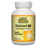 Natural Factors VitaSoleil D3 1 000 UI 500 gélules