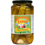 Sunshine Farms Organic Dill Pickles 1 L