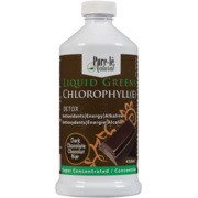 Pure-Lē Natural Liquid Greens Chlorophylle Chocolat Noir 450 ml