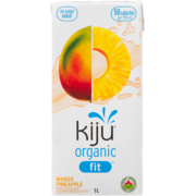 Kiju Fit Fruit Juice and Filtered Water Blend Mango Pineapple Organic 1 L