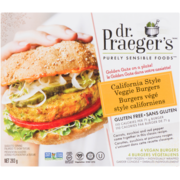Dr. Praeger's Purely Sensible Foods Burgers Végé Style Californiens 4 Burgers Végétaliens 283 g