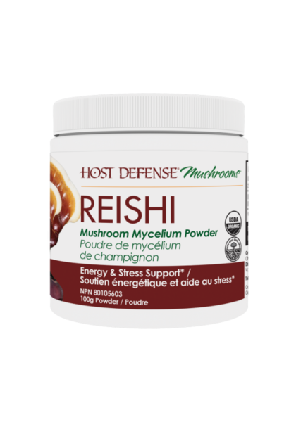 Host Defense Poudre de mycélium de champignon Reishi