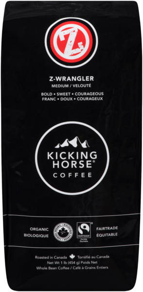 Kicking Horse Coffee Z-Wrangler Café à Grains Entiers Velouté 454 g