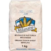 Milanaise Organic Durum Wheat Semolina 1 kg