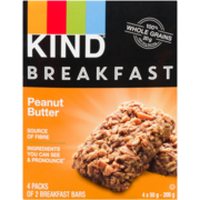 KIND Breakfast Bars Peanut Butter 4 x 50 g (200 g)