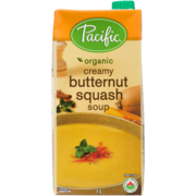 Pacific Foods Soupe Crémeuse à la Courge Musquée Biologique 1 L