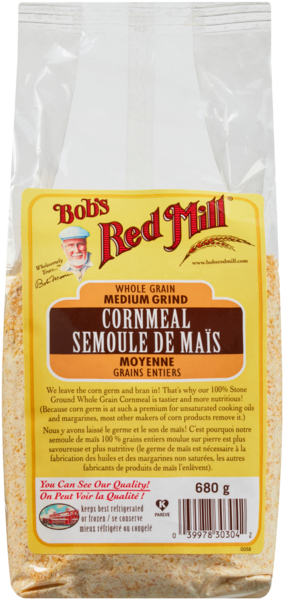 Bob's Red Mill Semoule de Maïs Moyenne Grains Entiers 680 g