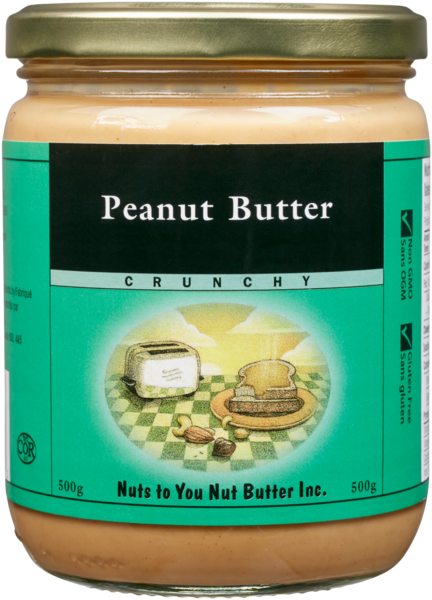 Nuts to You Nut Butter Beurre d'Arachides Croquant 500 g