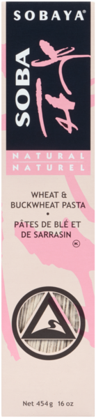 Sobaya Pâtes de Blé et de Sarrasin Soba Naturel 454 g