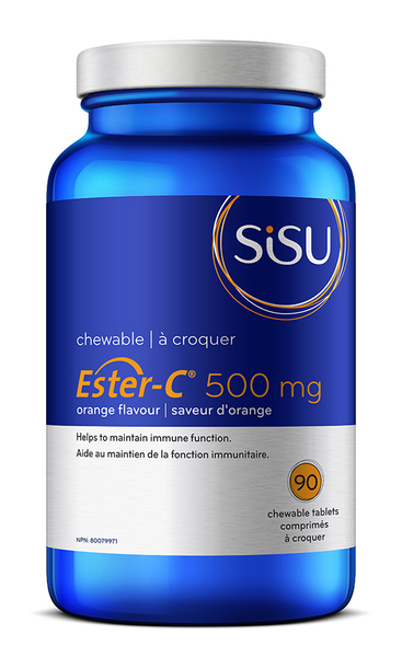 Sisu Ester-C  500 mg à croquer, orange