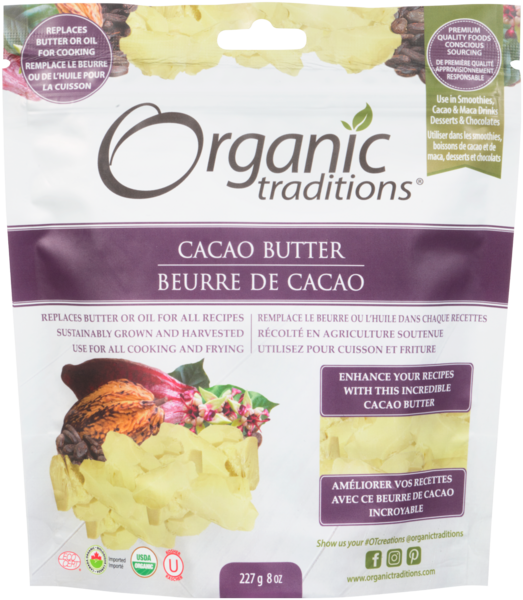 Organic Traditions  Beurre De Cacao