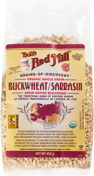 Bob's Red Mill Grains-of-Discovery Sarrasin Grain Entier Biologique 453 g