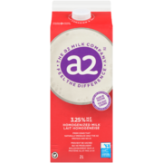 The a2 Milk Company Lait Homogénéisé 3.25% M.G. 2 L
