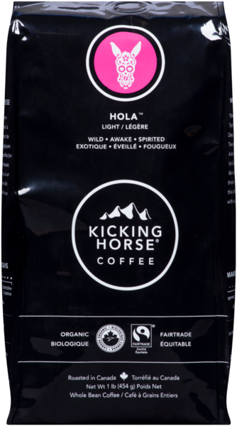 Kicking Horse Coffee Hola Light Whole Bean Coffee 454 g