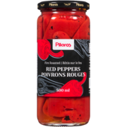 Pilaros Red Peppers Fire Roasted 500 ml