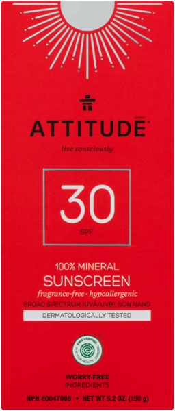 Crème solaire FPS 30 - Sans parfum