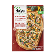 Daiya Pizza Flat Bread Saucission Sans Viande Poivron Choux Frisé