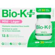 Bio-K+ Probiotic Capsules - Daily Care 12.5 Billion - 15 capsules