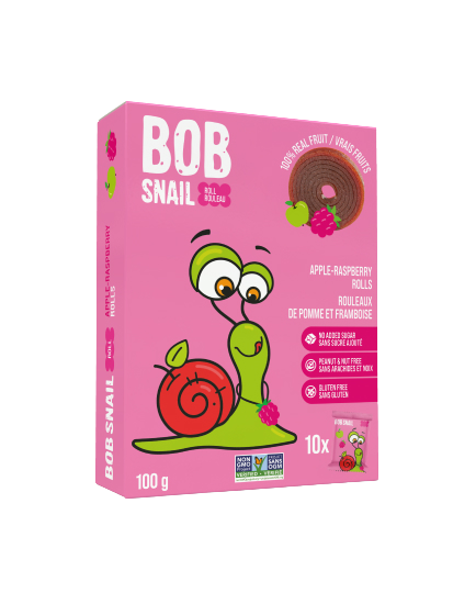 Bob Snail Rouleaux de fruits Pomme-Framboise