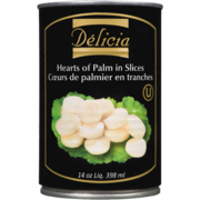 Délicia Hearts of Palm in Slices 398 ml