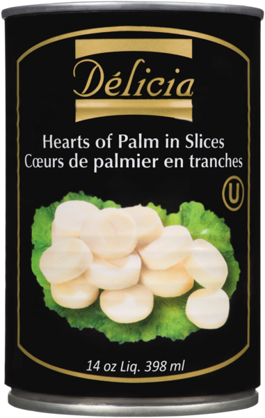 Délicia Cœurs de Palmier en Tranches 398 ml