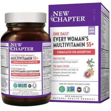 New Chapter Multivitamine Quotidienne Femme 55+