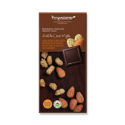 TABLETTE CHOCOLAT LAIT COCO AMANDES GRILLÉES MÛRES BLANCHES BIO