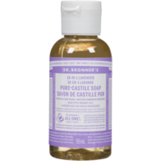 Dr. Bronner's 18-en-1 Lavande Savon de Castille Pur 59 ml